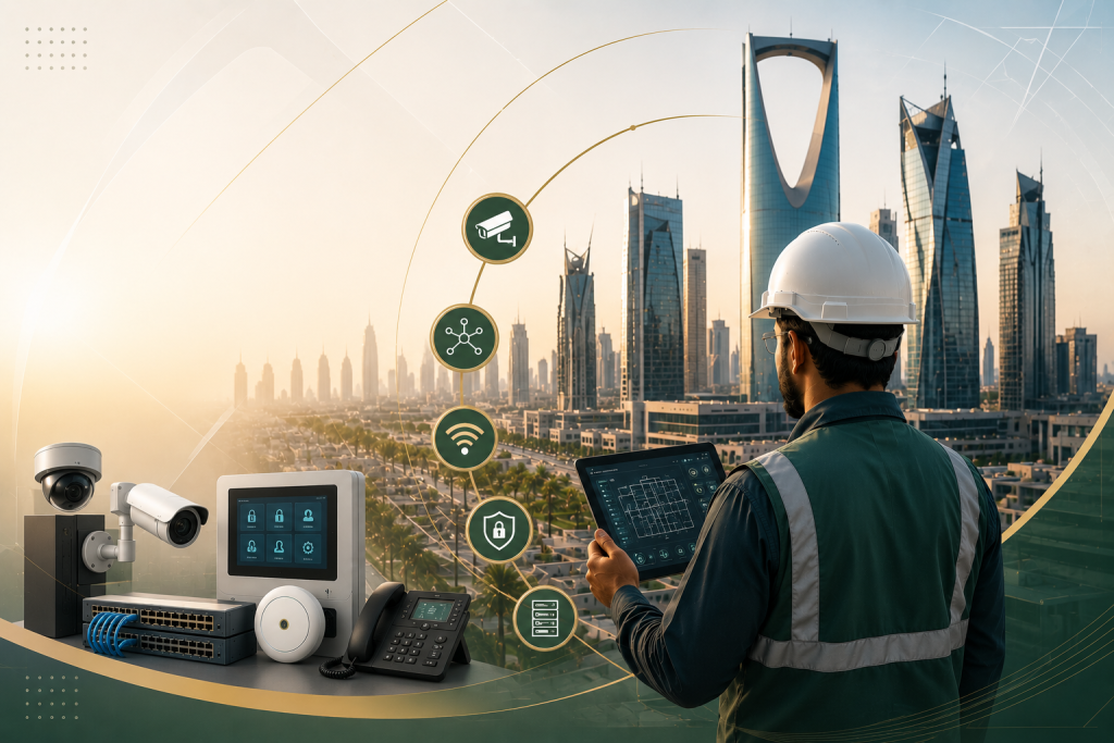 Low Current Systems Contractor in Saudi Arabia: The Intelligent Backbone of the Modern Building