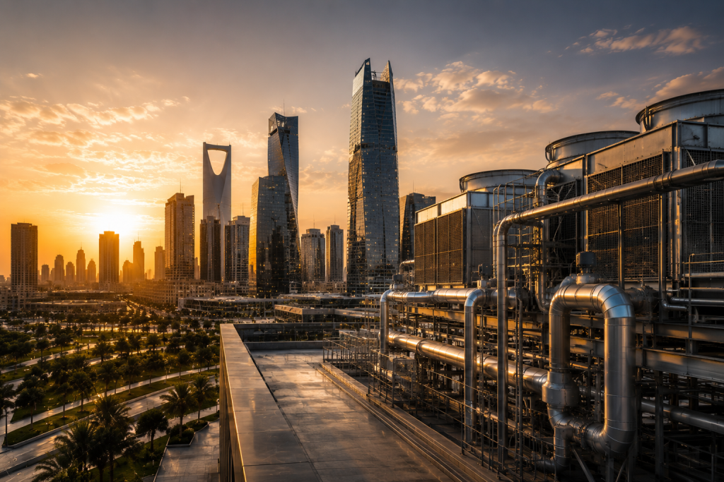 What It Takes to Be a District Cooling Contractor in Saudi Arabia Today
